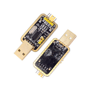 Módulo USB a TTL Hongwei Micro CH340G, Placa de Actualización de Puerto Serie RS232 Chapada en Oro con Cable de Programación - Product Image 1
