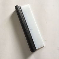 Qingle large raclette de fenêtre en silicone en forme de T, essuie-glace à eau lame de séchage en silicone souple pour voiture raclette de pare-brise en caoutchouc
