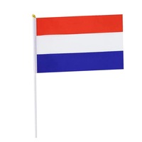 Polyester imprimé hollande pays-bas rouge blanc bleu drapeau