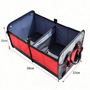 High Quality Folding Collapsible <b>Waterproof</b> Polyester Car Back Seat Trunk Grocery <b>Storage</b> Organizer <b>Box</b> - Product Image 2