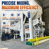 Solution complète de production de mortier sec avec capacité personnalisée de 1 TPH à 30 TPH, directement de l'usine avec PLC