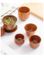Tasse Jujube Gravée avec Logo Personnalisé en Gros, Mug Naturel en Bambou pour Thé ou Bière, Idéal pour Fêtes et Boissons