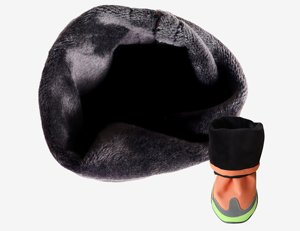 Bottes d'hiver pour <span class=keywords><strong>chien</strong></span>, mignonnes, chaudes, antidérapantes, à haute tige, pour l'extérieur, avec matériaux en tissu et caoutchouc 'Traverse' - Product Image 5