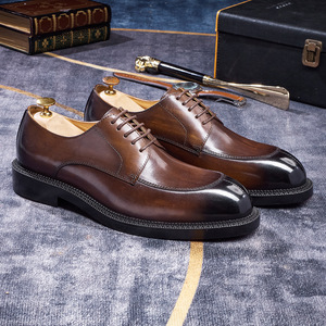 Elegant and high-quality handcrafted durable leather casual <b>shoes</b> for <b>shopping</b> hiking travel and daily use - Product Image 5