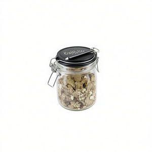 Frasco de vidrio con tapa de pizarra y asa metálica, contenedor de almacenamiento de 1 litro para uso en la cocina - Product Image 2