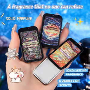 TWG vente en gros ensemble de parfum solide de ville de vacances romantique 10g * 4 pièces baume de parfum solide pour femmes et hommes parfum solide de poche portable - Product Image 6