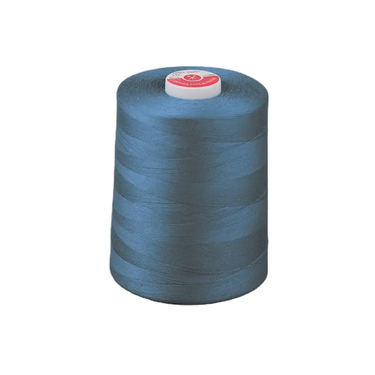 Näh garne Wrapped Poly Core Spun Polyester Cotton Nähen für den privaten oder industriellen Gebrauch Mehrfarbiger Ring Twist 36/2 Gefärbt