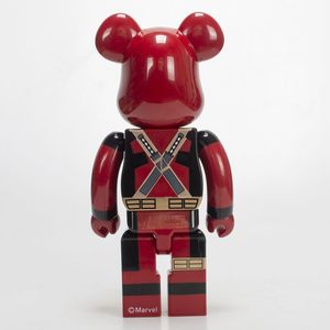 ABS BEARBRICK 400 28CM Modello di <span class=keywords><strong>Deadpool</strong></span> per Decorazione Casa, Bear Brick 400% - Product Image 3