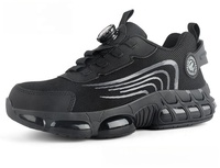 Chaussures de sécurité BAEWOON N30 tendance et de haute qualité avec bouton, anti-écrasement, anti-perforation, chaussures de sécurité
