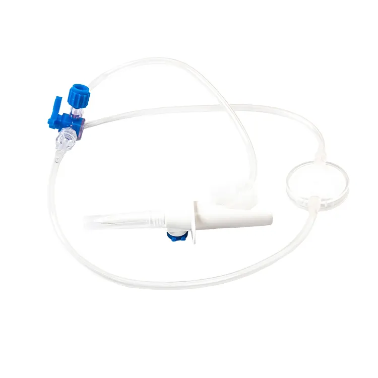 Y tế dùng một lần IV truyền Set với PVC ống chính xác bộ lọc truyền Set