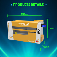 Lot de 3 imprimantes UV rotatives multifonctions 360° automatiques Ricoh G6UV pour bouteilles et cylindres, à faible coût pour petites entreprises