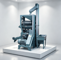 Machine à décortiquer le riz à moteur diesel 6N2000E, équipement de décorticage automatique du riz, écran vibrant pour usage commercial