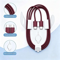 Câble de charge rapide 60W PD USB-C en nylon tressé 3A de qualité supérieure, directement de l'usine, pour téléphones mobiles