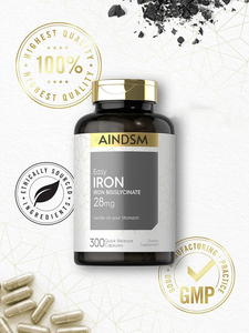 Complément alimentaire : Capsules de fer pour une peau saine, enrichies en vitamine Folate naturelle - Product Image 4
