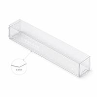 Boîte d'emballage personnalisée portable en PET holographique géométrique, impression numérique/sérigraphie irisée, modèle Zhenpin PR016, cosmétique