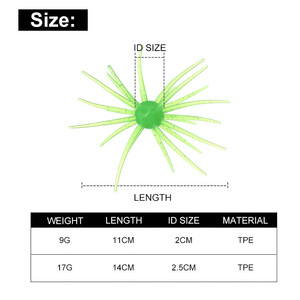 Esche Artificiali Morbide in TPE <span class=keywords><strong>a</strong></span> Forma di Riccio Marino, 41 Colori, 20mm 25mm, <span class=keywords><strong>per</strong></span> <span class=keywords><strong>Spigola</strong></span>, Luccio, <span class=keywords><strong>Spigola</strong></span> Nera, Mandarino, Tilapia - Product Image 3