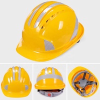Construction de protection personnelle Casque de sécurité Casque de sécurité réfléchissant Construction de casque de travail