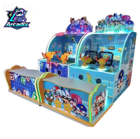Mesin Arcade Tembak Air Layar 26 Inci Dua Pemain Koin Operasi Anak-Anak Indoor Komersial