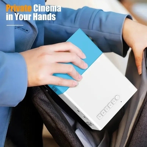 Projecteurs de cinéma maison portables, <span class=keywords><strong>projecteur</strong></span> de poche <span class=keywords><strong>LED</strong></span>, lecteur audio-vidéo 1080P AV USB, mini <span class=keywords><strong>projecteur</strong></span> intelligent pour téléphone - Product Image 3