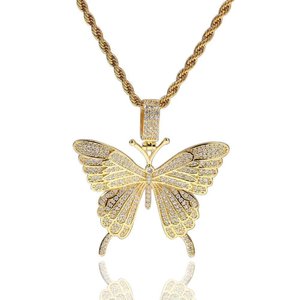 Pendentif Hip Hop en Argent Sterling 925 Plaqué Or Rhodié avec Diamant, Bijou de Luxe Unisexe Tendance, Accessoire de Mode Spectaculaire - Product Image 3