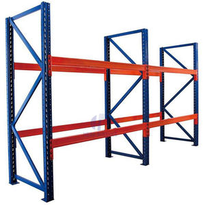 איכות גבוהה פלדה עץ אחסון מתלה כבד מדף יחידה כבדה מדפים יחידת אחסון כבדה למכירה - Product Image 1