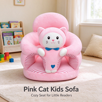 Canapé pour tout-petits sur le thème des animaux de dessin animé, parfait pour aider les bébés à apprendre à s'asseoir, idéal pour les chambres et les salons