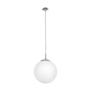 Lampadario Rondo Satinato a 1 Luce D. 25CM - 1X60W E27 - Product Image 1