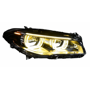 JY pour BMW Série <span class=keywords><strong>5</strong></span> F10 F18 2010 à 2017 – Blocs optiques LED Angel Eye avec clignotants <span class=keywords><strong>super</strong></span> lumineux – Stock local - Product Image 2