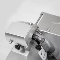 Trancheuse à viande semi-automatique commerciale 300 mm pour bœuf congelé, machine durable pour petites entreprises