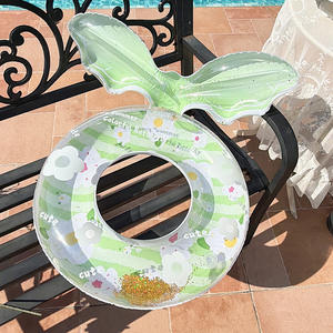 Flotador Inflable con Diseño Floral para Piscina y Parque Acuático, Unisex para Adultos, Flotador Grueso de PVC - Product Image 3