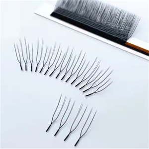 Extensiones de Pestañas de Doble Punta en Forma de U y Y, Mega Volumen, Hechas a Mano, Naturales, Largas y Estables, 0.07-0.10mm - Product Image 4