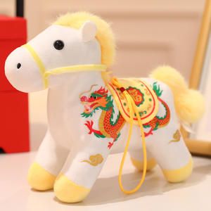 2026 anno del cavallo più venduto mascotte ciondolo drago fenice danza piccolo cavallo borsa portachiavi portachiavi regalo all'ingrosso - Product Image 5