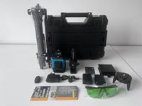 Niveau laser 16 lignes à faisceau vert, auto-nivelant, 3D rotatif, outil de construction industriel, niveau laser 360 degrés