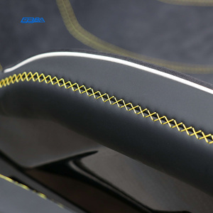 Asientos de fibra de carbono seca en negro y azul, color y material personalizados, para Lamborghini LP704 Aventador SVJ - Product Image 5