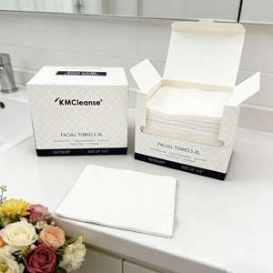 <span class=keywords><strong>Serviette</strong></span> de Visage en Coton Bio XL Jetable Écologique et Biodégradable, Couleur <span class=keywords><strong>Orange</strong></span>, pour Voyage, Soins de la Peau, Spa et Démaquillage - Product Image 2