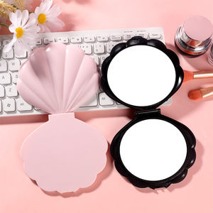 Mini miroir de poche pliable portable Miroirs de maquillage compacts mignons double face - Product Image 2