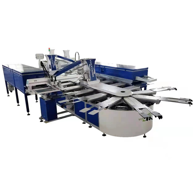 Factory Directly Supply Single Color Oval Rotary Sock Screen Printing Machine for Sale