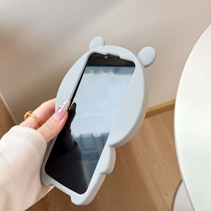 <span class=keywords><strong>Funda</strong></span> de Silicona Real con Diseño de Ratón Gris 3D para Teléfono <span class=keywords><strong>13</strong></span>/14/15/16 Pro Max, Resistente a Golpes - Product Image 3
