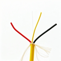 Câble de drone léger et connecté 2*19AWG+1SMF Fibre 50KG Résistance à la traction Isolation FEP Gaine TPU pour le sauvetage d'urgence