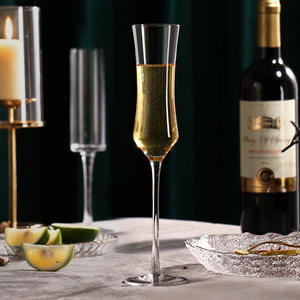 Flûte à champagne en <span class=keywords><strong>cristal</strong></span>, fond concave, verre à vin pour restaurant et bar, verre à vin mousseux, copas de vino <span class=keywords><strong>cristal</strong></span> - Product Image 2