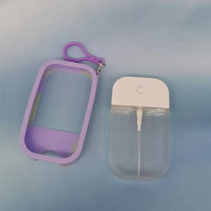 Nuevo diseño 45ml 38ml Macaron Color silicona Shell Mini Tarjeta de bolsillo botella de Spray de Perfume de plástico botella de agua hidratante - Product Image 6