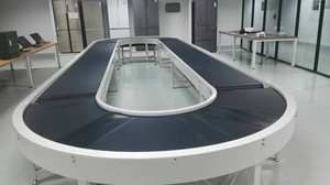 Chaîne RS50 bande transporteuse incurvée à 90 degrés pour bagages d'aéroport - Product Image 4