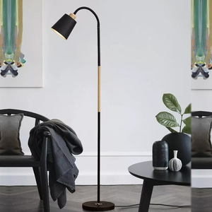 <span class=keywords><strong>Lampara</strong></span> De Pie Nordica <span class=keywords><strong>Flexible</strong></span> 1,5 Metros Calidad Pantalla Negro - Product Image 3