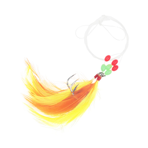 3 pz/set in acciaio al carbonio sgombro tacchino piuma Bass Lure Pesca Sabiki Rig gancio Pesca Pesca Sabiki Sabiki Sabiki - Product Image 6