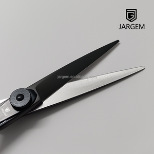 Factory Supply <strong>Barber</strong> Hair Cutting Scissors <strong>Set</strong> 6 Inch Black Coated ATS-314 Hairdressing Scissors - Product Image 3