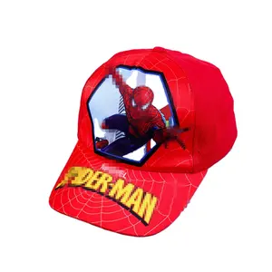 Kustomisasi pabrik Logo bordir topi mengadopsi 100% poliester produksi topi bisbol cocok untuk dipakai anak-anak