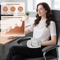 Masseur électrique pour les mains Phenitech avec chaleur et compression, masseur de type gant sans fil avec chaleur, 3 niveaux de pression pour soulager la douleur