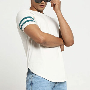 Camiseta de Verano para Hombre, Manga Corta, 100% Algodón, Nueva, Elegante, de Color Sólido, Ligera, en Venta - Product Image 4