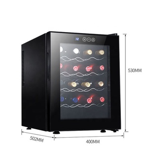 Refrigerador de vino de doble zona de 33L, capacidad de <span class=keywords><strong>12</strong></span> <span class=keywords><strong>botellas</strong></span> con tecnología termoeléctrica, estilo eléctrico de temperatura única - Product Image 5