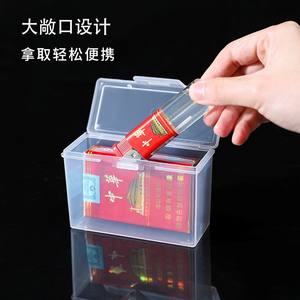 Étui à cigarettes en plastique transparent, rectangulaire, Portable, coupe-vent, pour 20 paquets de cigarettes épaisses, Protection souple et rigide - Product Image 1